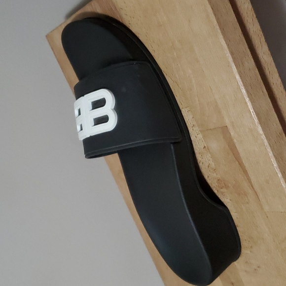 Balenciaga BB pool wedge slides - Picture 11 of 11